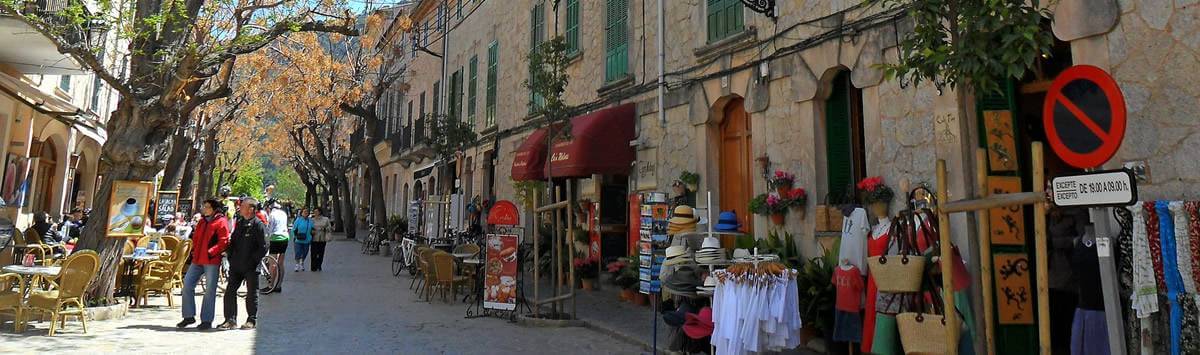 Altstadtstraße auf Mallorca