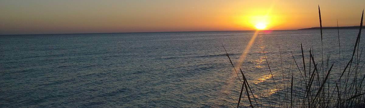 Blick aufs Meer vom Es Trenc
