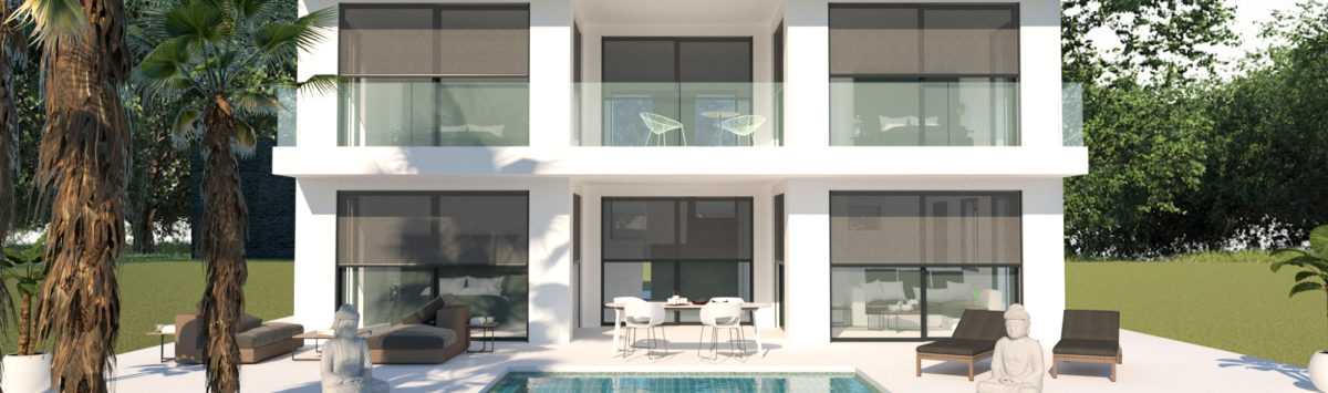 Bild zum Objekt: 340m² Villa mit 4 SZ, 4 Bädern, Dachterrasse & Pool zu erwerben