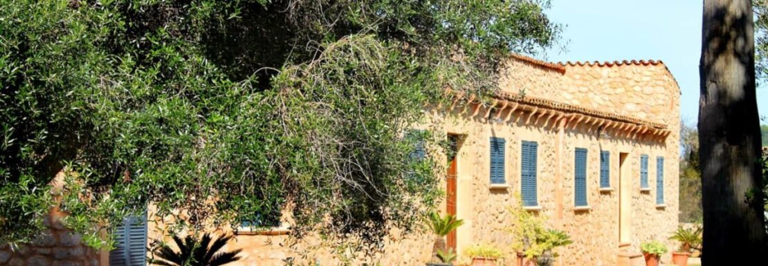 Finca and garden