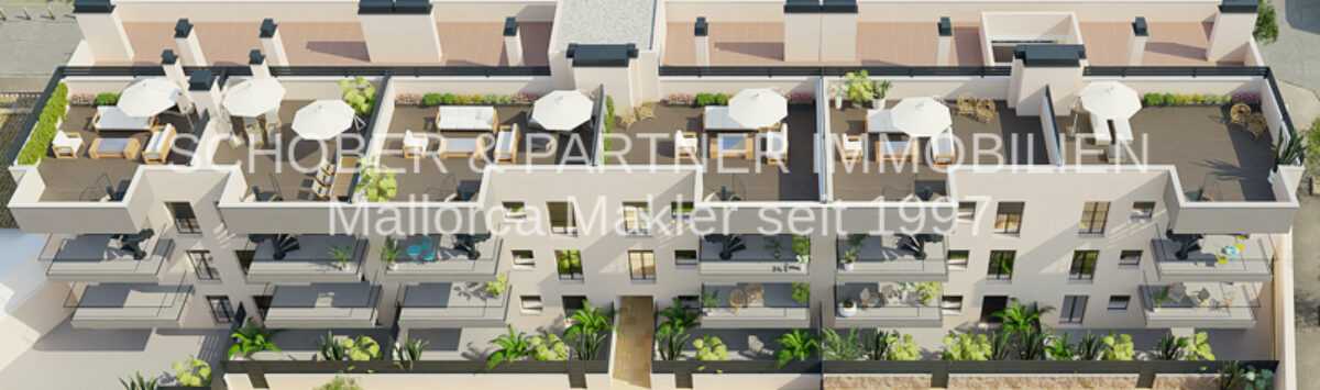 Bild zum Objekt: 103m² Neubau Penthouse zum Verkauf: 3 SZ, Dachterrasse, G.-Pool