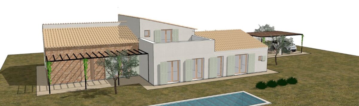 Image of the property: 14.200m² plot with finca building project for sale