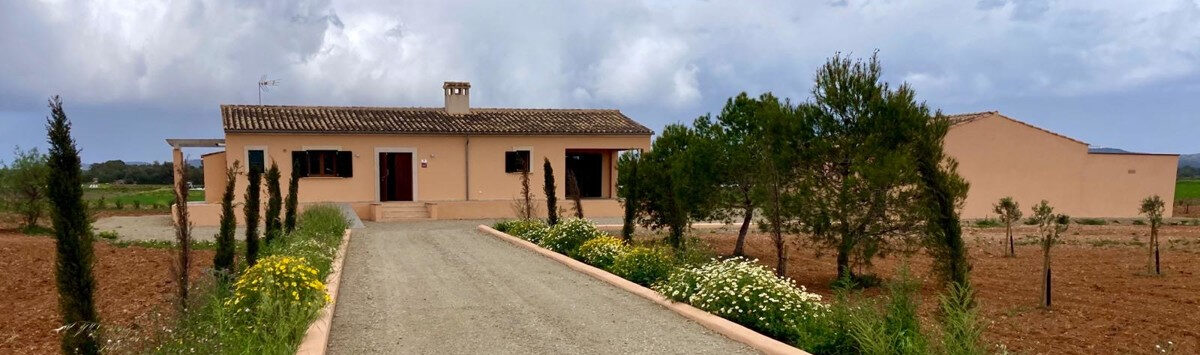 Vista de la propiedad: Finca con 3 dormitorios, 2 baños, garaje doble y sistema solar en venta