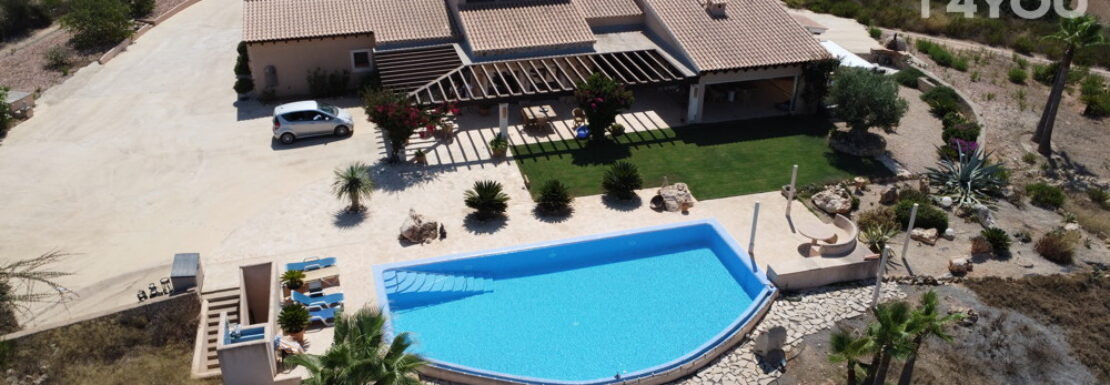 Finca von oben