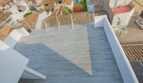 Private terrace from above