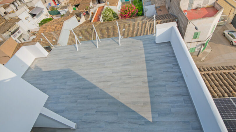 Private terrace from above