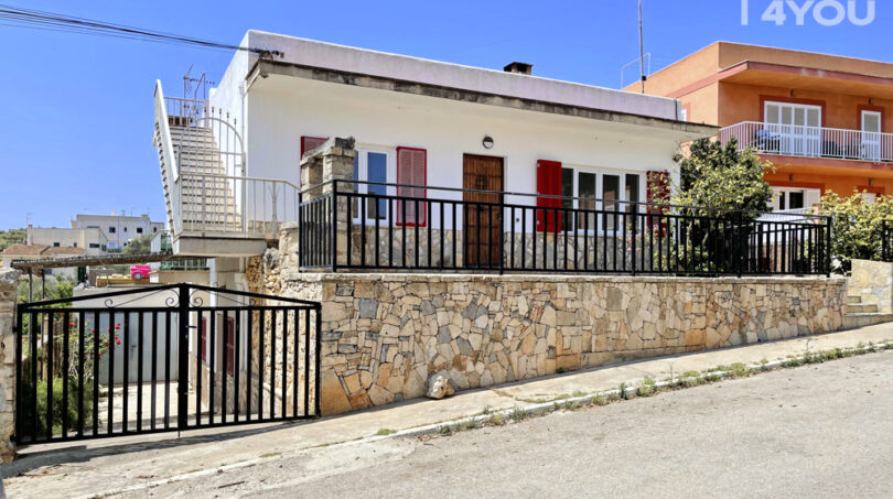 Vista de la casa