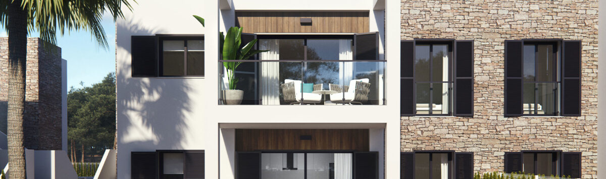 Bild zum Objekt: 65m² Wohnung mit 2 SZ, G.-Pool & priv. Garten zum Verkauf; Neubau