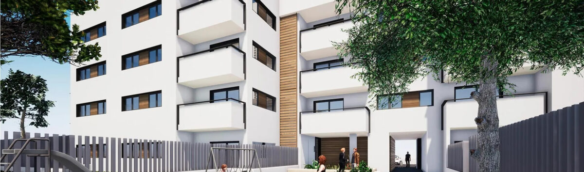 Bild zum Objekt: 95m² Wohnungen mit 3 SZ, 2 Bädern & G.-Pool zu kaufen; Neubau