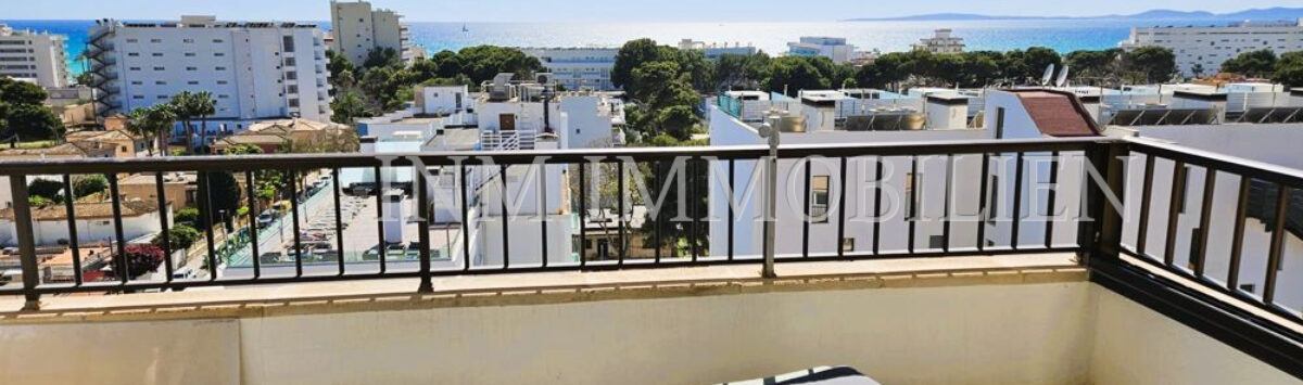 Bild zum Objekt: Möbl. 50m² Wohnung mit 1 SZ, Bad & Terrasse zu verkaufen; Meerblick