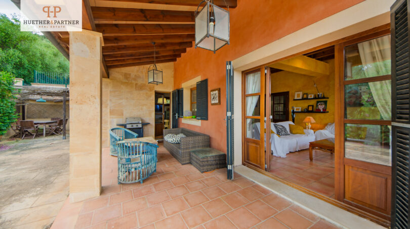 Covered terrace