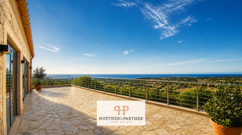 Terraza con vistas al mar