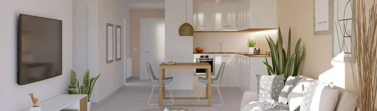 Bild zum Objekt: 94m² Wohnung mit 4 Zimmern und G.-Pool zu kaufen; Neubau