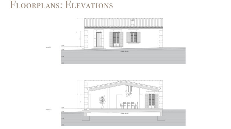 Floor plan elevaciones 2