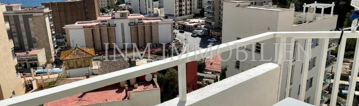Bild zum Objekt: Studioapartment mit 1 Zimmer, Bad & Balkon zu kaufen; Meerblick