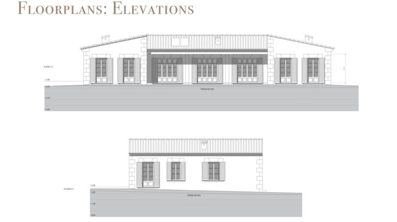  Floor plan elevaciones