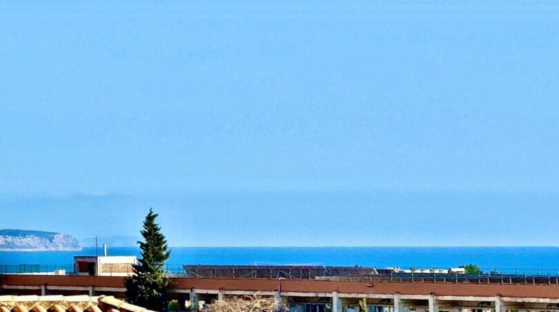 Mit Blick auf das Meer