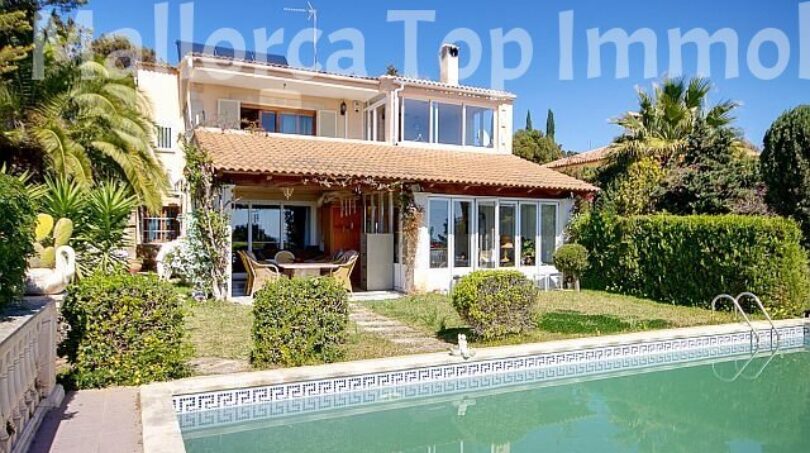 House view with pool