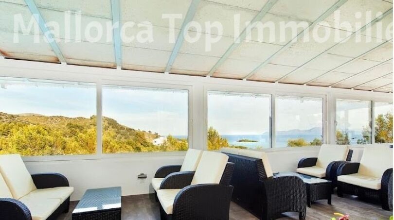 Überdachte Terrasse