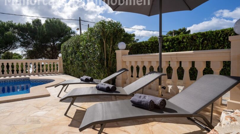 Terraza de la piscina