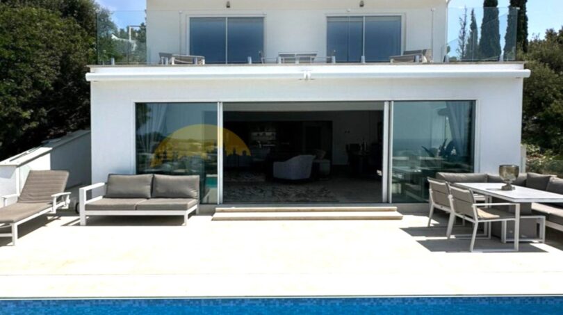 Vista de la casa