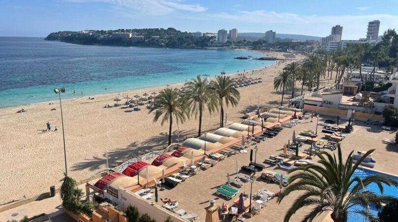 Blick von Balkon Traumwohnung Magaluf