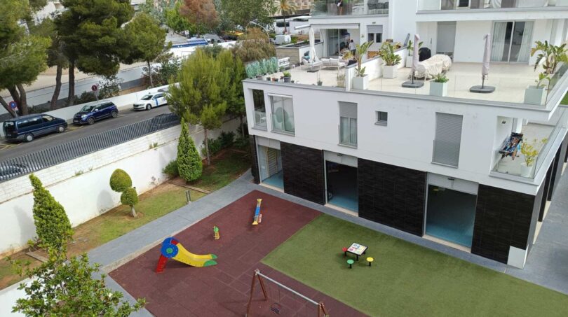 Vista de la casa
