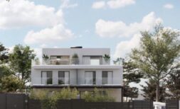 New build villa in minimalist style with pool