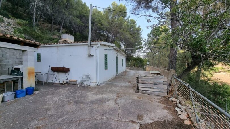 Vista de la casa
