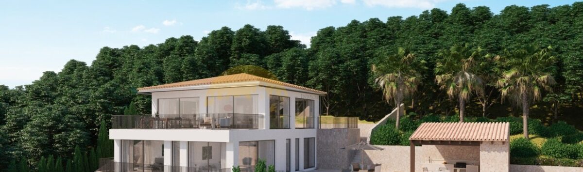 Bild zum Objekt: 350m² Neubauvilla mit 5 Zimmern, 5 Bädern, Aufzug & Pool zum Verkauf