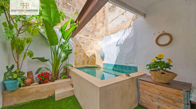 Patio mit Mini-Pool
