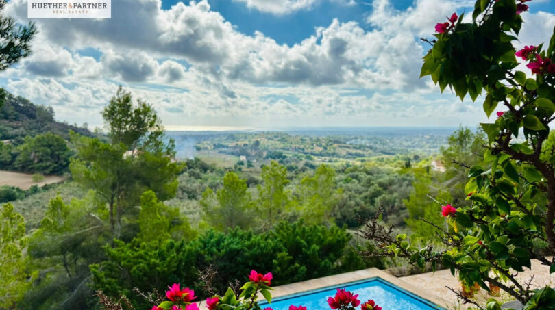 Ausblick von der oberen Terrasse