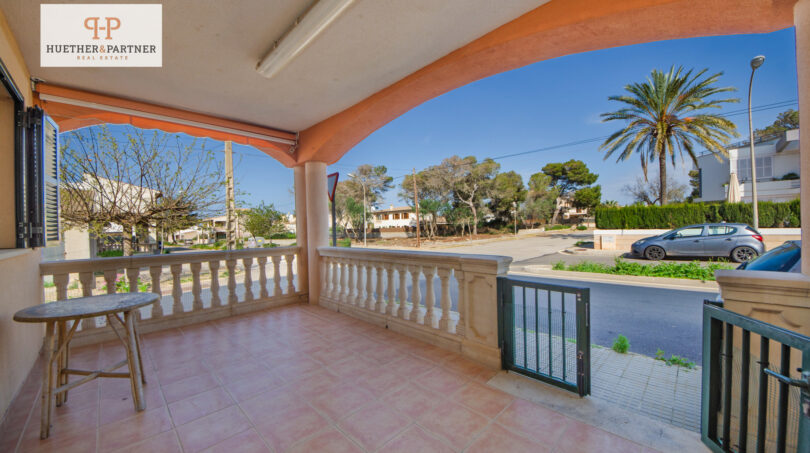 Terraza de entrada