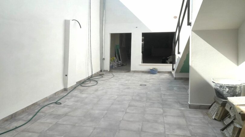 Vista de la casa