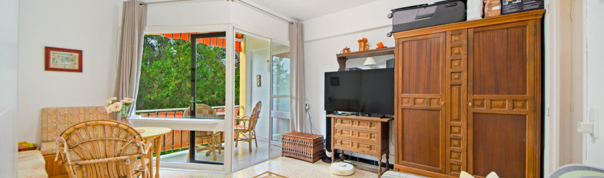 Bild zum Objekt: Möbl. 28m² Studio mit 1 Zimmer, Bad und Balkon zum Verkauf