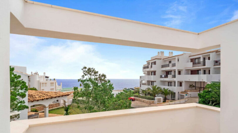 Terraza con vistas al mar