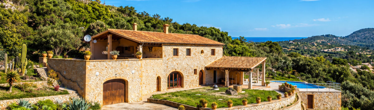 Bild zum Objekt: 9.330m² Finca mit 5 Zimmern, 2 Bädern & Meerblick zu kaufen