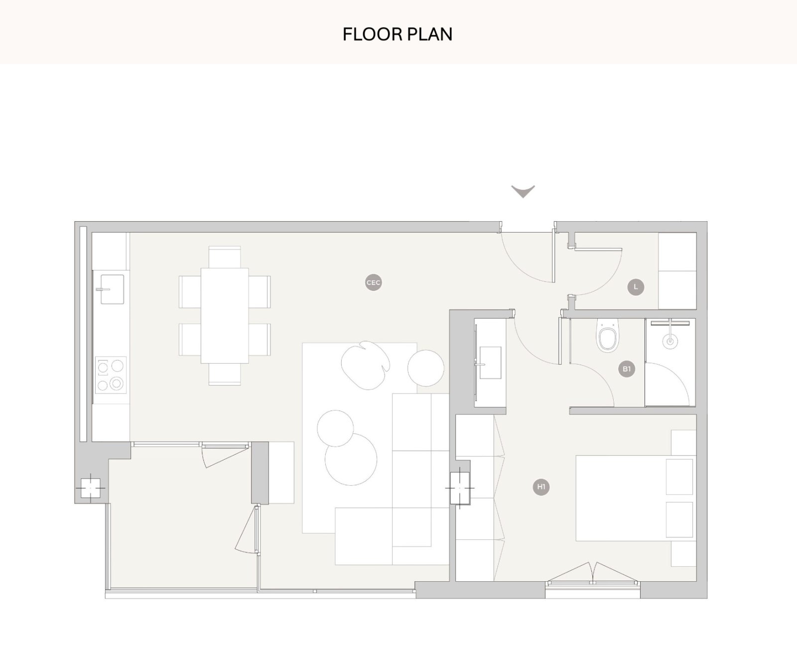 Intelligent floor plan design with optimal room distribution and flexible living areas