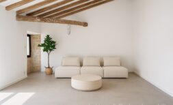 Stylishly renovated duplex apartment with a view of the church