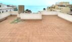 Geräumige Dachterrasse mit Fliesenboden und Meerblick in Duplex-Wohnung, Palma de Mallorca
