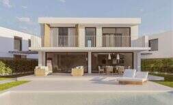 Neubau-Villa in einem Wohngebiet in Portocolom