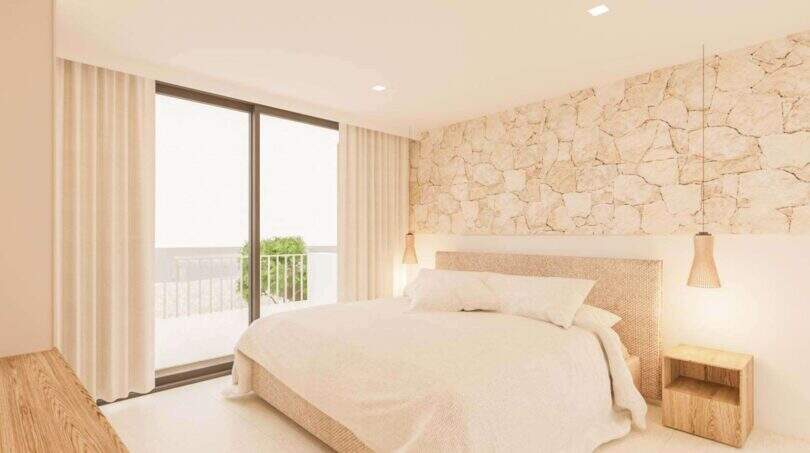 Schlafzimmer mit Blick Luxus in Portocolom