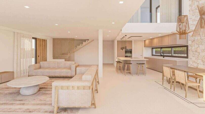 Blick auf die Küche Immobilien Portocolom