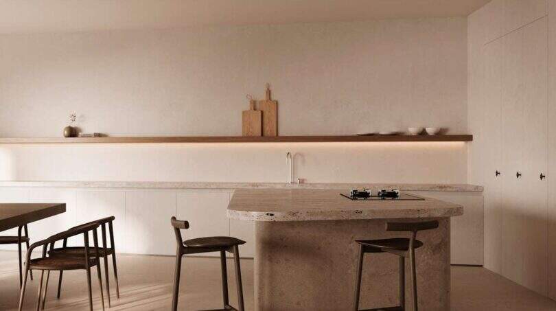 Luxus-Immobilie helle Küche Mallorca