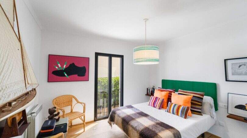 Schlafzimmer VIlla Meerblick Mallorca