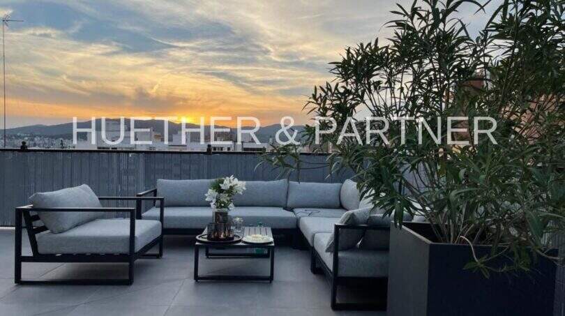 Terrasse Abendstimmung