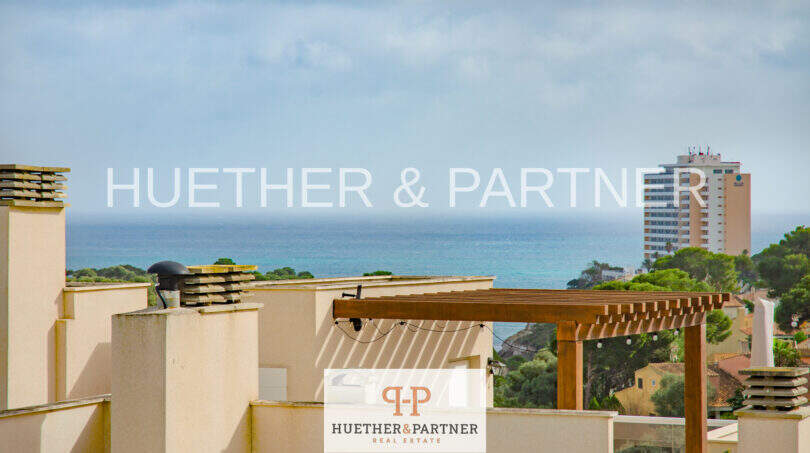 Meerblick von Dachterrasse