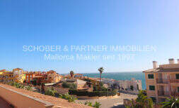 Moderne 3-Zimmer-Wohnung an der Cala Magrana mit Meerblick