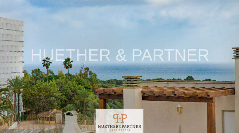 Meerblick von Dachterrasse