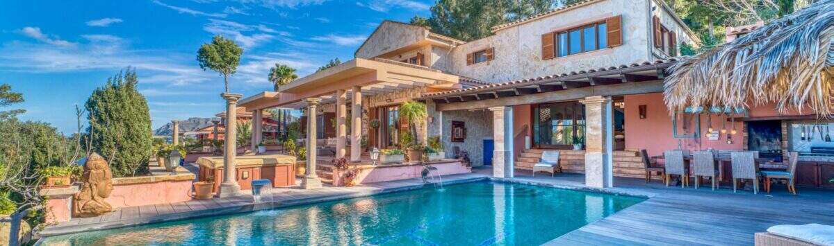 Bild zum Objekt: Finca mit 7 Zimmern, 5 Bädern Pool und Meerblick zu kaufen